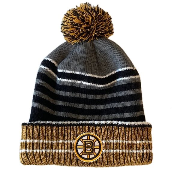 Boston Bruins Old Time Hockey OTH Knit Winter Hat OSFA - Picture 1 of 4